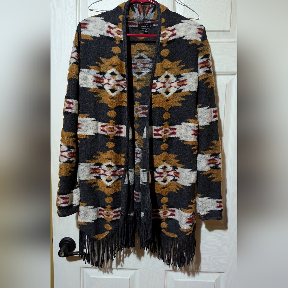 Lucky Brand Aztec Cardigan
